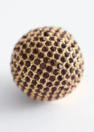 Rhinestone Sphere Earrings