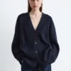 Rib-Knit Cardigan