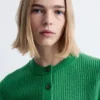 Rib-Knit Cardigan