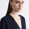 Rib-Knit Cardigan
