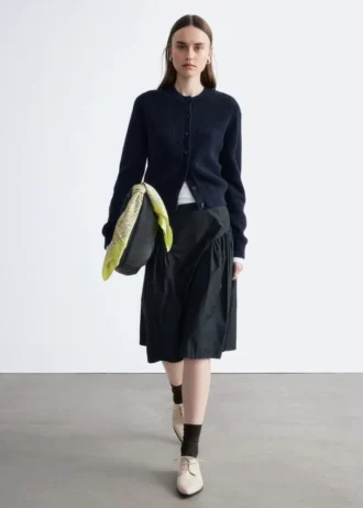 Rib-Knit Cardigan