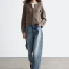 Rib-Knit Cardigan