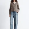 Rib-Knit Cardigan