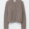 Rib-Knit Cardigan