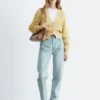 Rib-Knit Cotton Cardigan