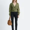 Rib-Knit Cotton Cardigan