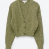 Rib-Knit Cotton Cardigan