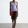Rib-Knit Lace Camisole