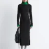 Rib-Knit Maxi Dress