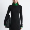 Rib-Knit Maxi Dress