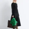 Rib-Knit Merino Wool Cardigan