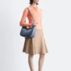 Rib-Knit Merino Wool Polo Top