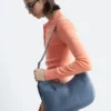 Rib-Knit Merino Wool Polo Top