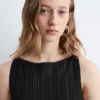 Rib-Knit Midi Dress