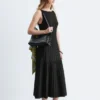 Rib-Knit Midi Dress