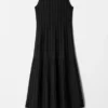 Rib-Knit Midi Dress