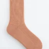 Rib-Knit Socks