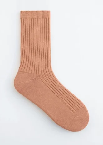Rib-Knit Socks