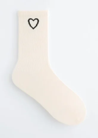 Rib-Knit Socks