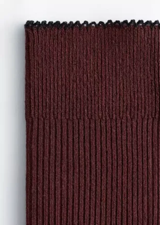 Rib-Knit Socks