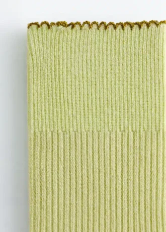 Rib-Knit Socks