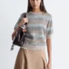 Rib-Knit T-shirt
