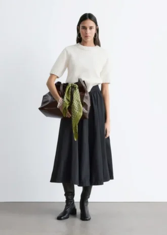 Rib-Knit T-shirt