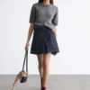 Rib-Knit T-shirt