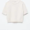 Rib-Knit T-shirt