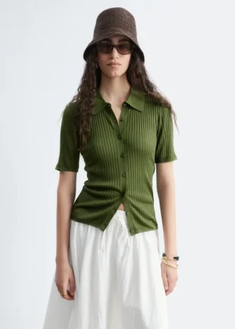 Rib-Knit Top