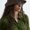 Woven Straw Bucket Hat