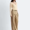 Rib-Knit V-Neck Top