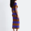 Rib-Knitted Maxi Dress