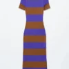 Rib-Knitted Maxi Dress