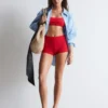 High-Waist Bikini Shorts