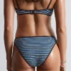 Contrast-Trim Ribbed Bikini Briefs