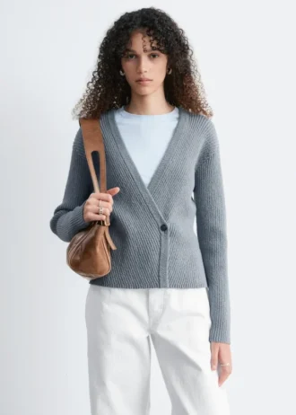 Ribbed Cardigan