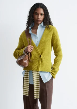 Ribbed Cardigan