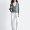 Ribbed Cardigan