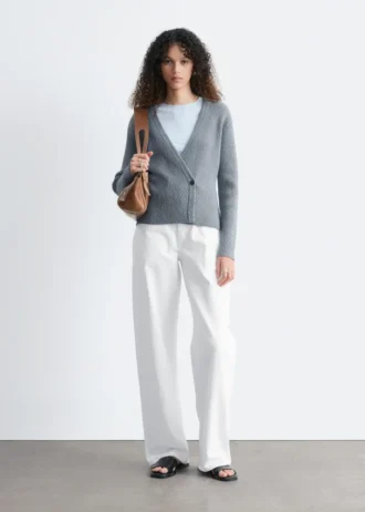 Ribbed Cardigan