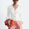 Ribbed Cotton Cardigan