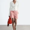 Ribbed Cotton Cardigan