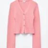 Ribbed Cotton Cardigan
