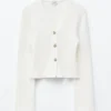 Ribbed Cotton Cardigan