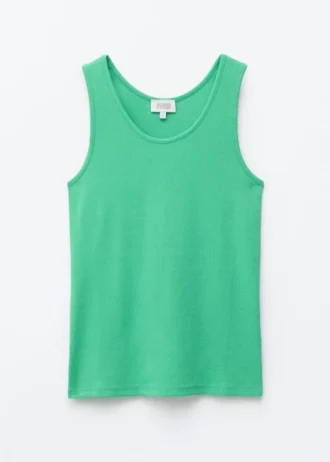 Ribbed Cotton Tank Top