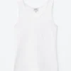 Ribbed Cotton Tank Top