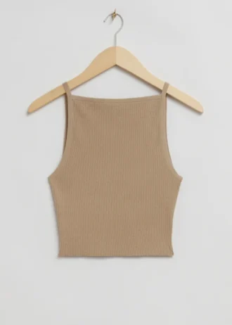Ribbed Knit Tank Top