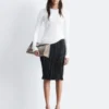 Ribbed Long-Sleeve Top