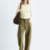 Ribbed Long-Sleeve Top