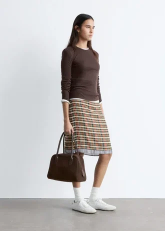 Ribbed Long-Sleeve Top